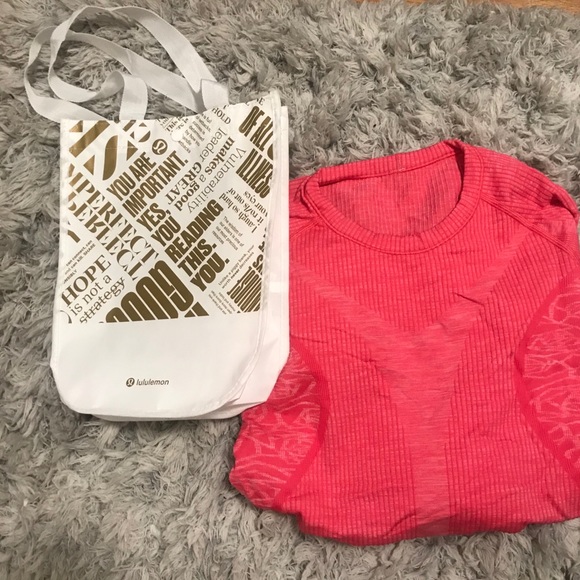 lululemon athletica Tops - Lululemon long sleeve with FREE lululemon tote